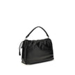 Black Calf Leather Bos Taurus Shoulder BagMamma Baguette Shoulder Bag by Fendi is a masterpiece of elegance and versatility, made of soft nappa leather and decorated with the iconic FF closure, embellished with a tone-on-tone leather insert. The large sue