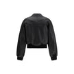 Black Lamb Leather SweatshirtThe Tore Bomber by Jacquemus, crafted from supple hammered lamb leather, merges craftsmanship with contemporary design for a piece of distinctive character. The concealed front closure with zip and snap buttons, paired with a