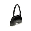 Black Polyethylene Shoulder BagThe Play large Shoulder Bag by Diesel is a modern and versatile accessory, featuring a unique and original design. It features an adjustable shoulder strap, allowing you to easily adjust it to the desired length. The glossy