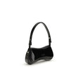 Black Polyethylene Shoulder BagThe Play Shoulder Bag by Diesel stands out for its curved, modern design, embellished with the logo on the front. Featuring a handle and a large single compartment, it offers practicality and style in one. The magnetic closu