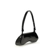 Black Polyethylene Shoulder BagThe Play Shoulder Bag by Diesel is a modern and versatile accessory featuring a unique and original design. It has an adjustable shoulder strap, allowing you to easily adjust it to your desired length. The glossy finish give