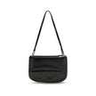 Black Calf Leather Bos Taurus Shoulder BagThe 1DR Twin Shoulder Bag by Diesel is a model with an original and sophisticated design, composed of two joined and zippered clutches, from which it takes its name “Twin.” Slim yet roomy, it is made of high-quali