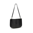 Black Calf Leather Bos Taurus Shoulder BagThe 1DR Twin Shoulder Bag by Diesel is a model with an original and sophisticated design, composed of two joined and zippered clutches, from which it takes its name “Twin.” Slim yet roomy, it is made of high-quali