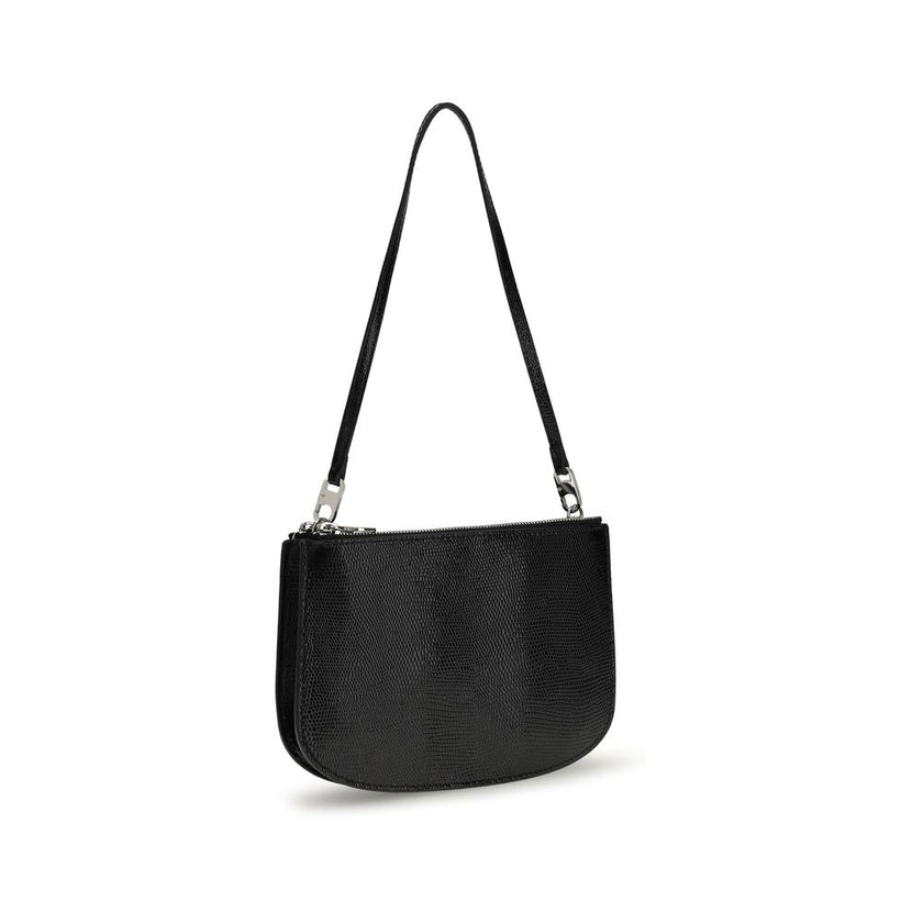 Black Calf Leather Bos Taurus Shoulder BagThe 1DR Twin Shoulder Bag by Diesel is a model with an original and sophisticated design, composed of two joined and zippered clutches, from which it takes its name “Twin.” Slim yet roomy, it is made of high-quali