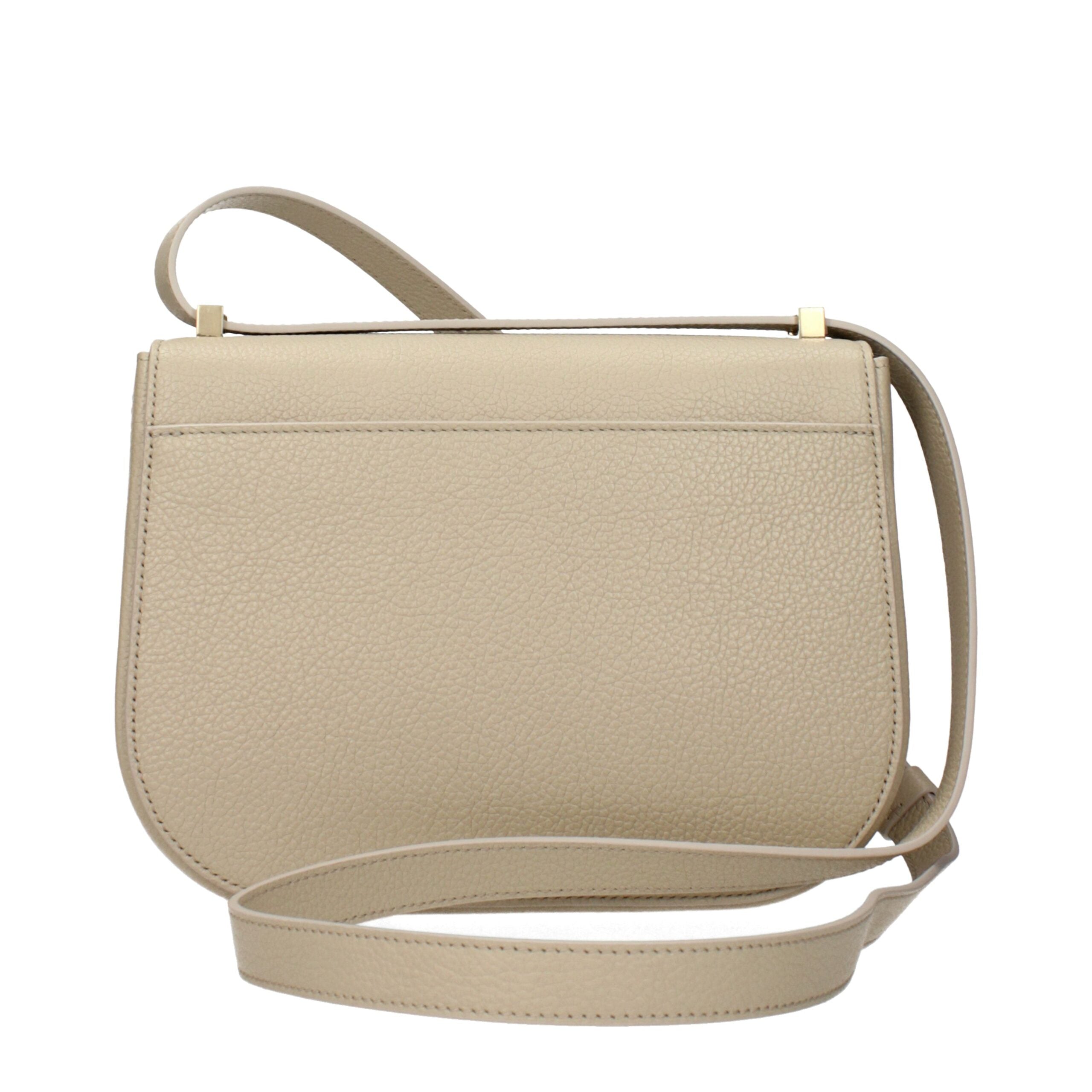 Gray Leather Crossbody BagDescription: The product with MPN 2198670781035 and code F84816 leather in gray is a crossbody bags designed by Salvatore Ferragamo. It has features like front logo, adjustable shoulder, removable shoulder.Gray Leather Crossbody