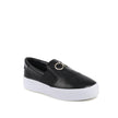 Black Leather Platform SneakersProduct: Calvin Klein Womens Sneaker Black HW0HW01421BEH Brand: Calvin Klein Detail: HW0HW01421BEH Color: Black Composition: 100% Leather Made in China Gender: Women Material: LEATHER (FWA) () Size on Tag: 40Black Leather Pl