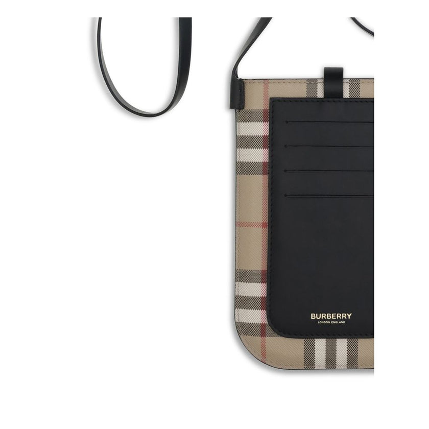 Multicolor Cotton Other AccessoriesBurberry’s Anne Phone Case combines functionality with iconic style. Crafted in the unmistakable Archive Check pattern, it features an adjustable shoulder strap, front button closure and four card slots on the back, perf