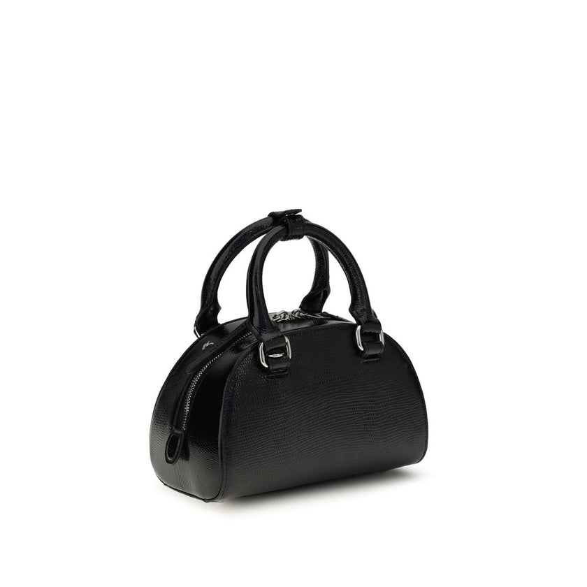 Black Calf Leather Bos Taurus Shoulder BagThe 1DR Handbag by Diesel combines urban style and versatility in a contemporary design. Featuring tubular handles joined by a snap button, it features an adjustable and removable shoulder strap that allows for di