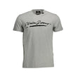 Gray Cotton T-Shirtshort sleeve t-shirt, crew neck, contrasting details, application, logoGray Cotton T-Shirt${tagsPlein SportGray Cotton T-Shirtshort sleeve t-shirt, crew neck, contrasting details, application, logoshort sleeve t-shirt, crew neck, contra