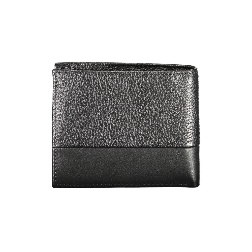 Black Leather Walletwallet, double spaces formed by card, rfid block, contrasting details, print, logoBlack Leather Wallet${tagsCalvin KleinBlack Leather Walletwallet, double spaces formed by card, rfid block, contrasting details, print, logowallet, doubl