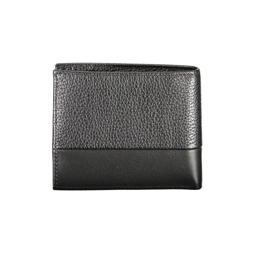 Black Leather Walletwallet, double spaces formed by card, rfid block, contrasting details, print, logoBlack Leather Wallet${tagsCalvin KleinBlack Leather Walletwallet, double spaces formed by card, rfid block, contrasting details, print, logowallet, doubl