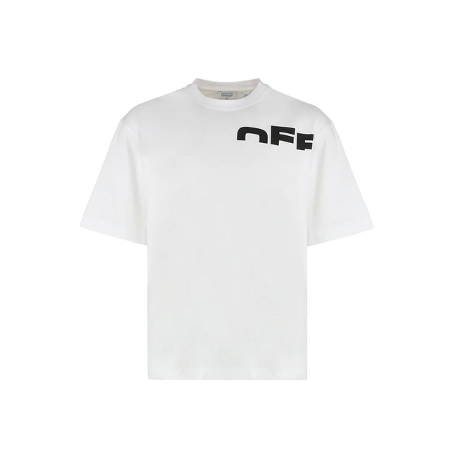 White Cotton T-ShirtDescription: – Composition: 100% Cotton – Round neck – Short sleeve – Contrast logo print – Made in Portugal – Gender: MEN –White Cotton T-Shirt${tagsOff-WhiteWhite Cotton T-ShirtDescription: – Composition: 100% Cotton – Round neck – S