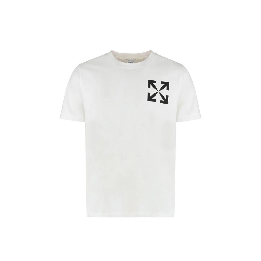 White Cotton T-ShirtDescription: – Composition: 100% Cotton – Round neck – Short sleeve – Contrast logo print – Made in Portugal – Gender: MEN –White Cotton T-Shirt${tagsOff-WhiteWhite Cotton T-ShirtDescription: – Composition: 100% Cotton – Round neck – S