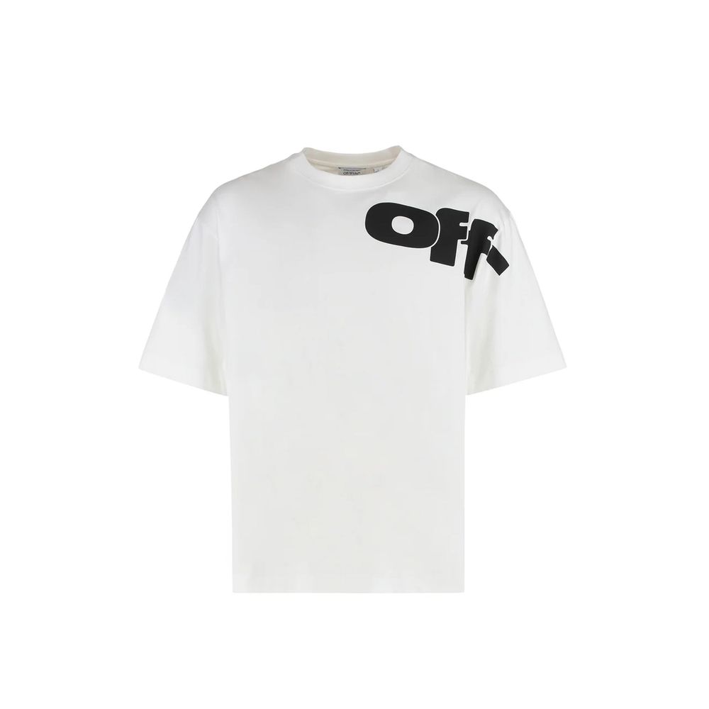 White Cotton T-ShirtDescription: – Composition: 100% Cotton – Short sleeve – Contrast logo print – Ribbed round neck – Made in Portugal – Gender: MEN –White Cotton T-Shirt${tagsOff-WhiteWhite Cotton T-ShirtDescription: – Composition: 100% Cotton – Short s