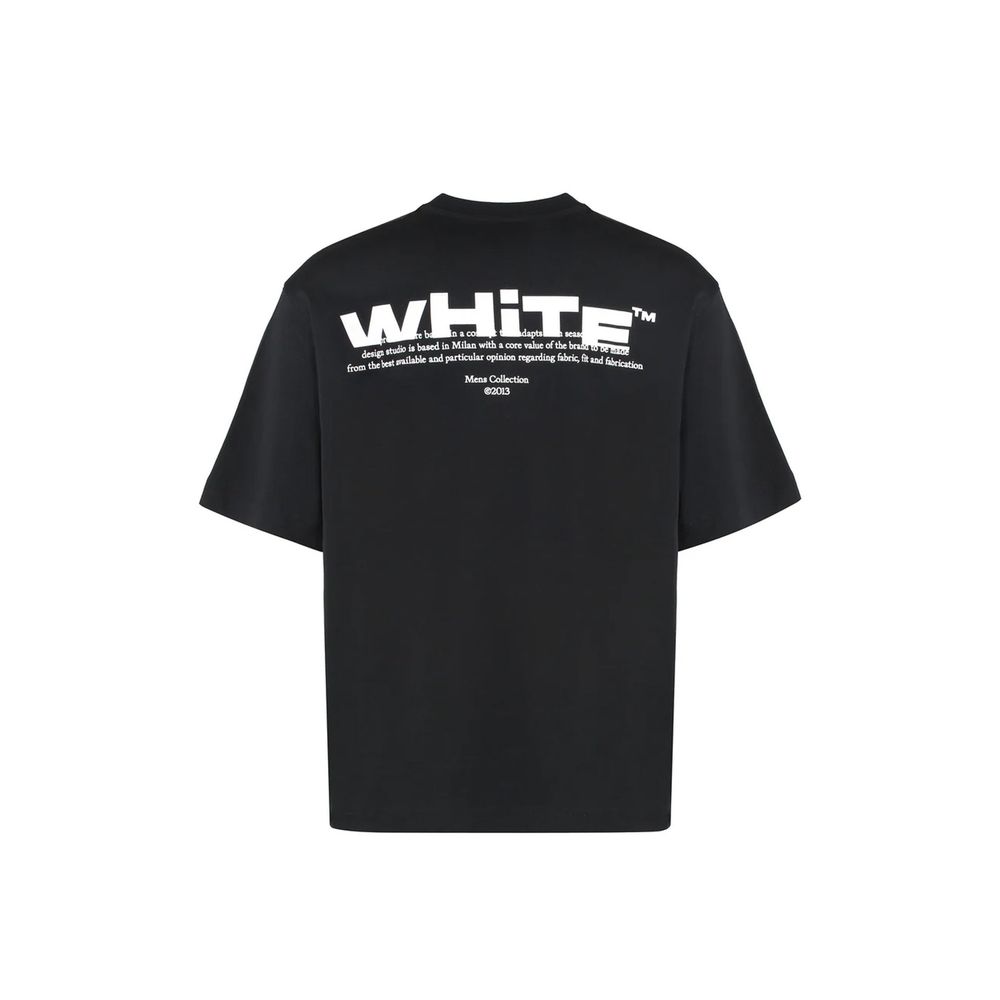 Black Cotton T-ShirtDescription: – Composition: 100% Cotton – Round neck – Short sleeve – Contrast logo print – Made in Portugal – Gender: MEN –Black Cotton T-Shirt${tagsOff-WhiteBlack Cotton T-ShirtDescription: – Composition: 100% Cotton – Round neck – S