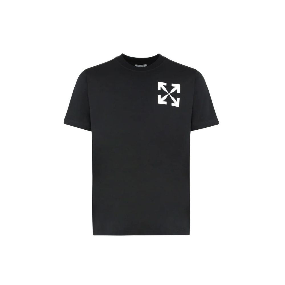 Black Cotton T-ShirtDescription: – Composition: 100% Cotton – Short sleeve – Contrast logo print – Ribbed round neck – Made in Portugal – Gender: MEN –Black Cotton T-Shirt${tagsOff-WhiteBlack Cotton T-ShirtDescription: – Composition: 100% Cotton – Short s