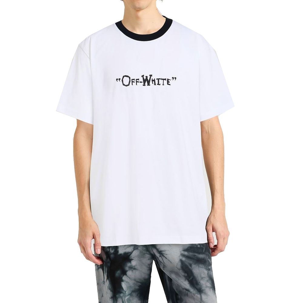 White Cotton T-ShirtDescription: – Composition: 100% Cotton – Round neck – Short sleeve – Contrast logo print – Made in Portugal – Gender: MEN –White Cotton T-Shirt${tagsOff-WhiteWhite Cotton T-ShirtDescription: – Composition: 100% Cotton – Round neck – S
