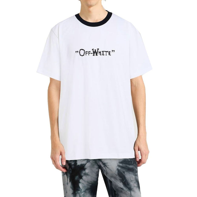 White Cotton T-ShirtDescription: – Composition: 100% Cotton – Round neck – Short sleeve – Contrast logo print – Made in Portugal – Gender: MEN –White Cotton T-Shirt${tagsOff-WhiteWhite Cotton T-ShirtDescription: – Composition: 100% Cotton – Round neck – S