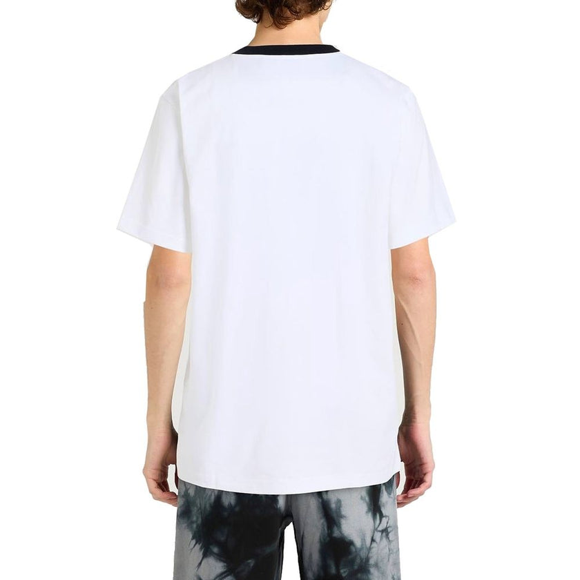 White Cotton T-ShirtDescription: – Composition: 100% Cotton – Round neck – Short sleeve – Contrast logo print – Made in Portugal – Gender: MEN –White Cotton T-Shirt${tagsOff-WhiteWhite Cotton T-ShirtDescription: – Composition: 100% Cotton – Round neck – S