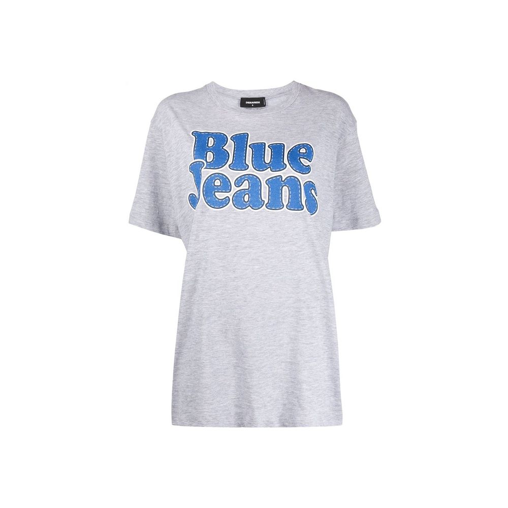 Gray Cotton ClothingDescription: – Composition: 100% Cotton – Round neck – Ribbed trims – Machine wash – Short sleeve – Made in Italy – Gender: WOMEN –Gray Cotton Clothing${tagsDsquared²Gray Cotton ClothingDescription: – Composition: 100% Cotton – Round n