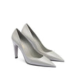 Gray Leather High Heel PumpsDescription: – Composition: 100% Leather – Inner: 100% Leather – Insole: 100% Leather – Sole: 100% Leather – Pointed toe – Branded insole – Heel 10 cm – Made in Italy – Gender: WOMEN –Gray Leather High Heel Pumps${tagsPradaGray