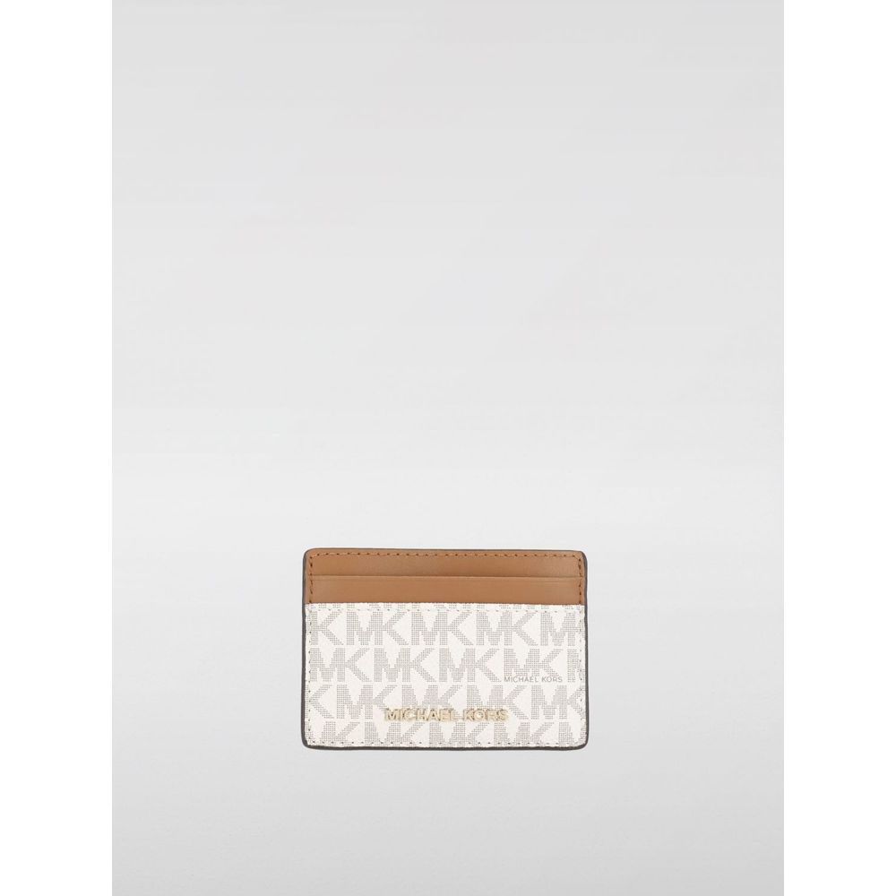 Beige Pvc CardholderFeatures multiple card slots for easy organization. Designed with a slim and compact profile. Ideal for carrying essential cards. Provides a minimalist approach to card storage.Beige Pvc Cardholder${tagsMichael KorsBeige Pvc Cardholder