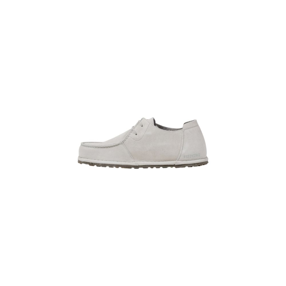 Weiße Slip-On Loafer aus Leder mit Gummisohle