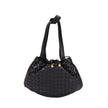 Black Lamb Leather Backet BagDescription: – Composition: 100% Lamb Leather – Drawstring closure – Detachable top handle – Leather lining – Made in Italy – Gender: WOMEN – Size & Fit: 26 x 18 x 8 cm. Handle: 18 cm. Shoulder strap: 40 cmBlack Lamb Leather B