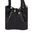 Black Lamb Leather Backet BagDescription: – Composition: 100% Lamb Leather – Drawstring closure – Detachable top handle – Leather lining – Made in Italy – Gender: WOMEN – Size & Fit: 26 x 18 x 8 cm. Handle: 18 cm. Shoulder strap: 40 cmBlack Lamb Leather B