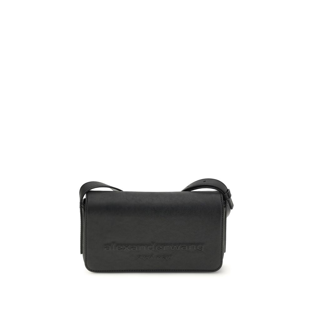 Alexander Wang Black Calf Leather Shoulder Bag
