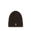 Black Fleece Wool BeanieBeanie Hat by Moncler Grenoble combines functionality and style in an essential cold-weather accessory. Made with ribbed fabrication, it offers a snug and comfortable fit. The Moncler Grenoble logo sewn on the front adds a distinct