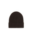 Black Fleece Wool BeanieBeanie Hat by Moncler Grenoble combines functionality and style in an essential cold-weather accessory. Made with ribbed fabrication, it offers a snug and comfortable fit. The Moncler Grenoble logo sewn on the front adds a distinct