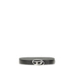 Black Calf Leather Bos Taurus Regular BeltThe B-1DR W Belt by Diesel combines quality with contemporary style. Made of supple Italian leather, it is enhanced by a polished oval buckle with nickel-free “D” logo, adding a distinctive and refined touch to an
