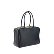 Black Calf Leather Bos Taurus HandbagMiu Miu’s Beau Leather Handbag is an elegant and refined accessory perfect for those seeking a touch of everyday luxury. Made of high-quality leather, it features two tubular leather handles that provide a comfortable