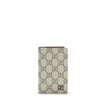 Beige Cotton WalletGucci’s long Card Holder is a practical and refined accessory designed for those looking for high organization capacity without sacrificing style. With ten card slots and two bill slots, it offers ample space to keep all your cards and