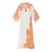 Bicolor Viscose Casual DressWhite and Orange Kaftan with Etro Print. In soft viscose with iconic Etro allover print, V-neck closed with lace, wide sleeve, two side welt pockets, side slits. Loose fit Composition: 100% Viscose Internal SKU: 25GIU121 Brand