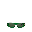Green Acetate SunglassesBottega Veneta Transparent Green Acetate Sunglasses. Geometric frame, dark green lenses, gold details on the arms. Composition: Acetate Internal SKU: 25AGO34 Brand SKU: 703257V23303354Green Acetate Sunglasses${tagsBottega VenetaGre