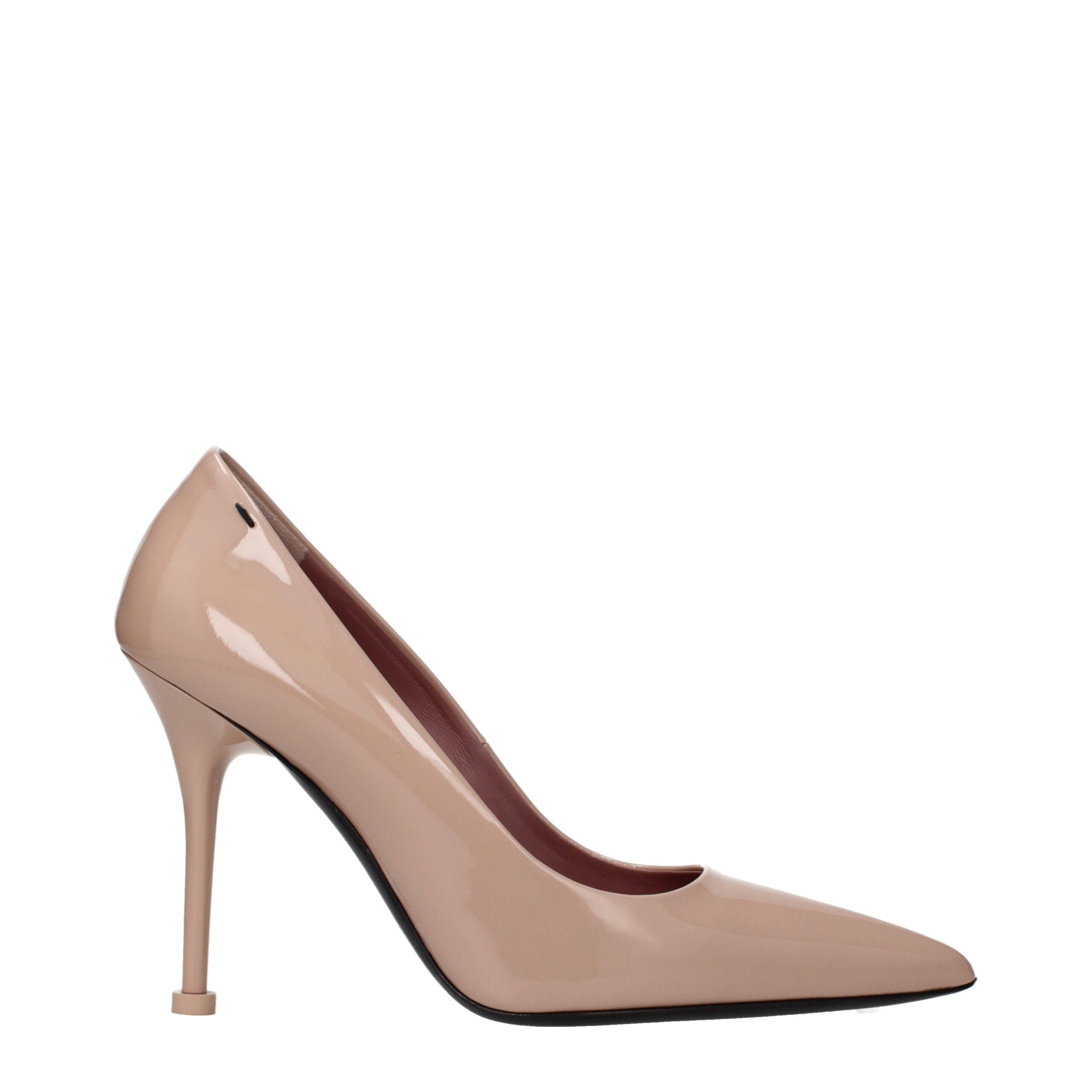 Pink Leather Patent Pumps by Premiata