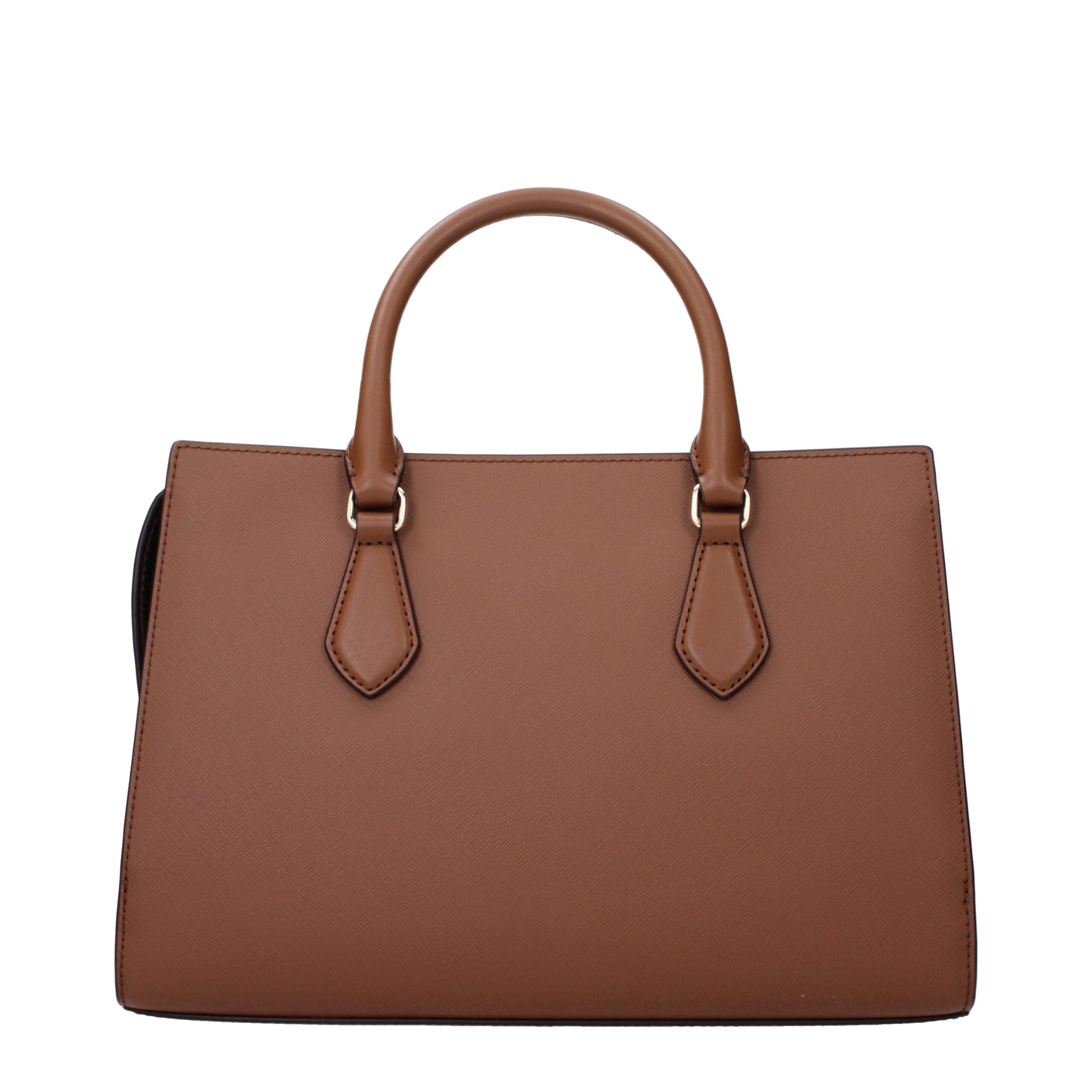 Brown Fabric HandbagDescription: The product with MPN 35S3G6HS2LLUGGAGE and code F85169 fabric in brown is a handbags designed by Michael Kors. It has features like front logo, removable details, adjustable shoulder, removable shoulder, divider inner pock