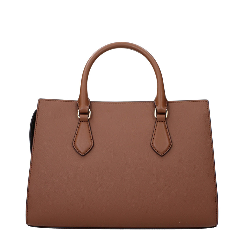 Brown Fabric HandbagDescription: The product with MPN 35S3G6HS2LLUGGAGE and code F85169 fabric in brown is a handbags designed by Michael Kors. It has features like front logo, removable details, adjustable shoulder, removable shoulder, divider inner pock