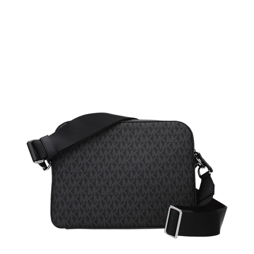 Black Fabric Crossbody BagDescription: The product with MPN 37S5LCOC5BBLACK and code F85197 fabric in black is a crossbody bags designed by Michael Kors. It has features like logo, front logo, removable outer clutch, adjustable shoulder, removable shoulde