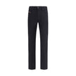 Black Cotton Slim Fit JeansThe 2019 D-Strukt 069YP slim Jeans by Diesel feature a slim fit with a mid-rise waist and narrow leg. Designed with clean, comfortable lines that minimize leg creasing, they ensure a sleek and modern silhouette. Made from stretc