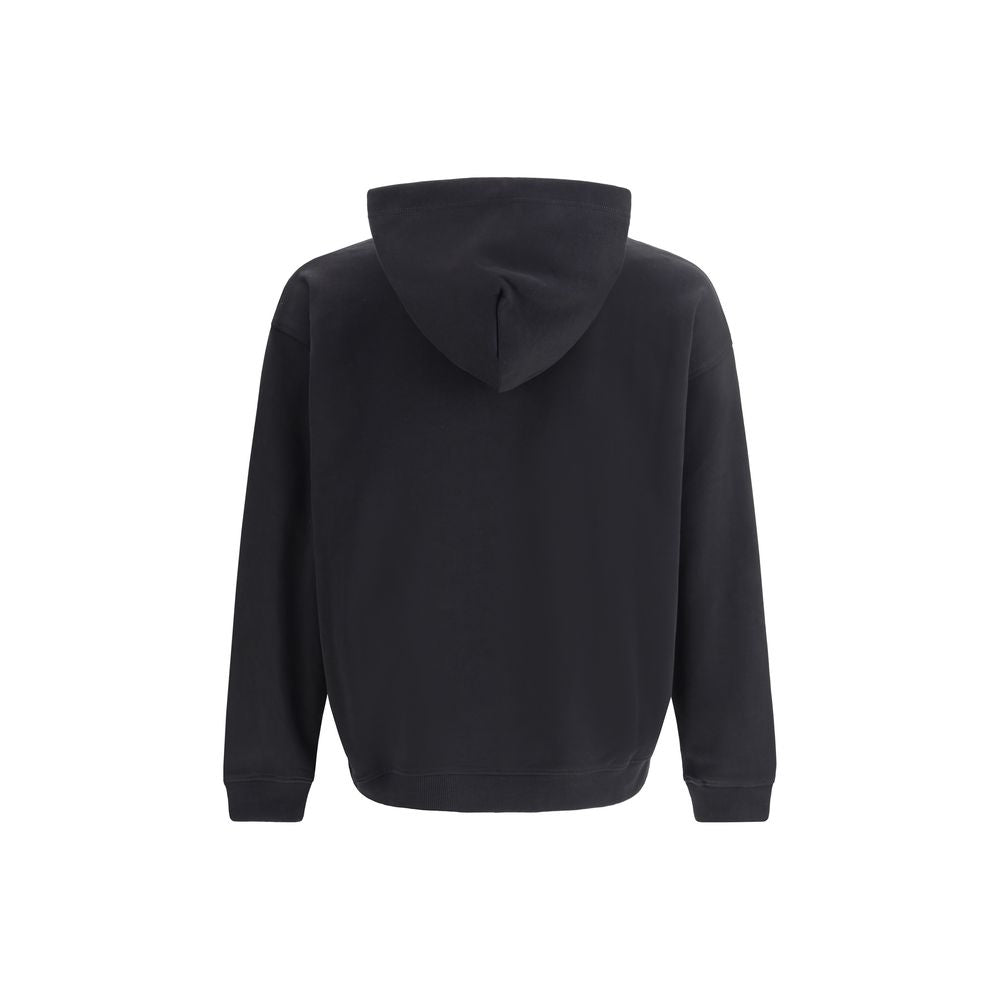 Black Cotton SweatshirtThe S-Boxt-Hood-D Hoodie by Diesel is an essential piece with a relaxed, slightly boxy fit, crafted from organic cotton for natural comfort. Featuring an adjustable hood, kangaroo pocket, and ribbed cuffs and hem, it is completed wi