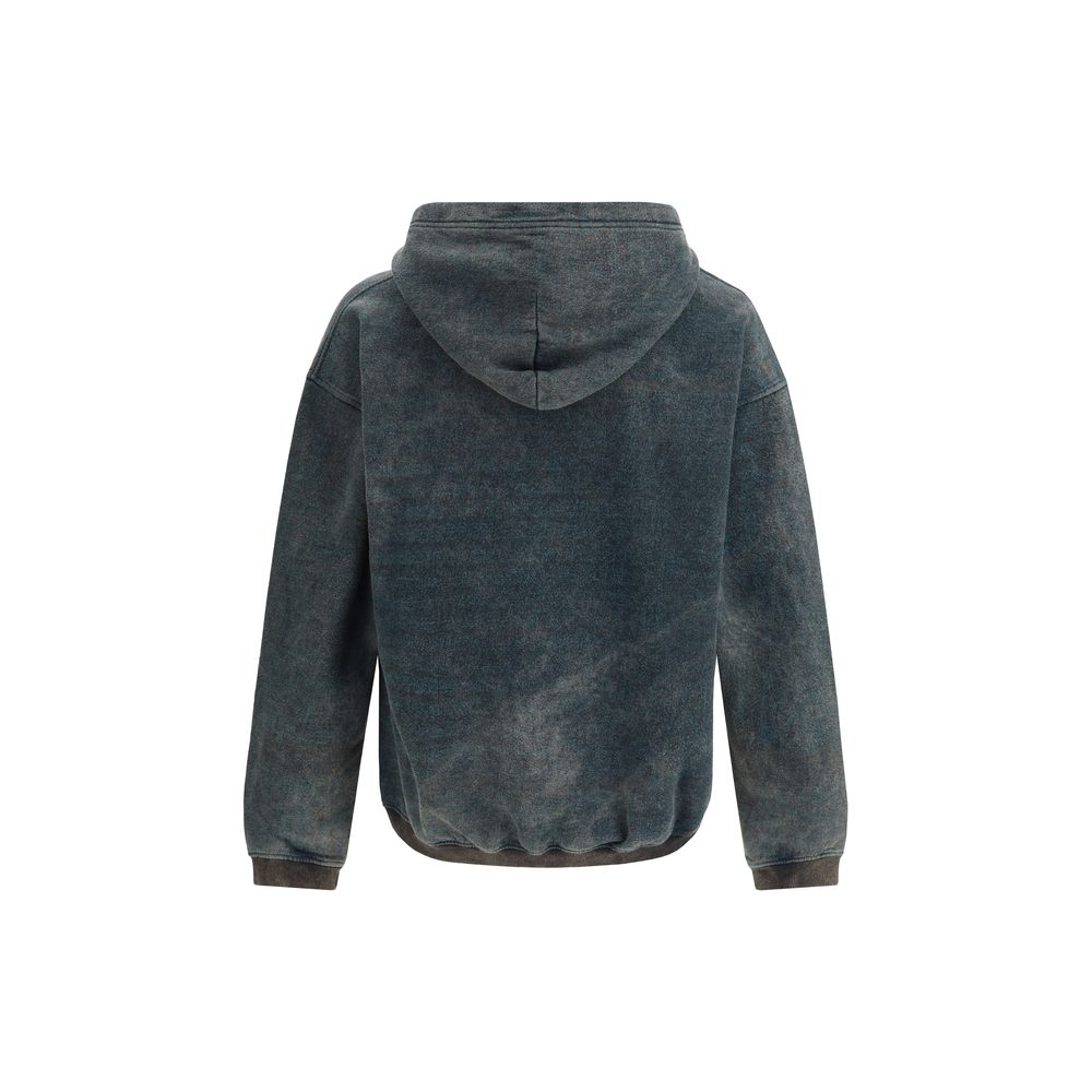 Black Polyester SweatshirtThe S-Kai Hoodie by Diesel is crafted from soft, slightly stretch cotton for exceptional comfort and a relaxed fit. It features a hood, a practical kangaroo pocket, and ribbed cuffs and hem for a refined, modern look. The Diesel