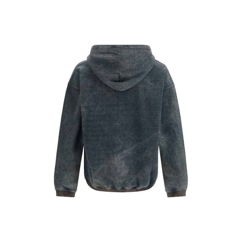 Black Polyester SweatshirtThe S-Kai Hoodie by Diesel is crafted from soft, slightly stretch cotton for exceptional comfort and a relaxed fit. It features a hood, a practical kangaroo pocket, and ribbed cuffs and hem for a refined, modern look. The Diesel