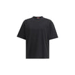 Black Cotton T-ShirtThe T-Boggy-Megoval-D T-shirt by Diesel is crafted from washed organic cotton jersey, featuring a soft, relaxed fit for everyday comfort. Its minimalist design is elevated by a contrasting macro Oval D embroidery on the back and a smal