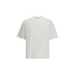 White Cotton T-ShirtThe T-Boggy-Megoval-D T-shirt by Diesel is crafted from washed organic cotton jersey, featuring a soft, relaxed fit for everyday comfort. Its minimalist design is elevated by a contrasting macro Oval D embroidery on the back and a smal