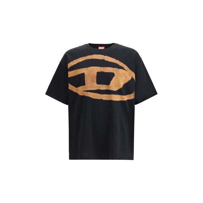 Black Cotton T-ShirtThe T-Boxt-Bleach T-shirt by Diesel is crafted from organic cotton with a relaxed fit. Featuring a crewneck, short sleeves, and a straight hemline, it’s detailed with the iconic Diesel Oval D logo on the front, presented in a bold blea