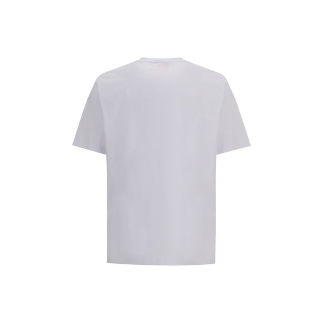 White Cotton T-ShirtThe t-adjust-marey T-shirt by Diesel is crafted from organic cotton jersey and features a laser-cut Oval D embroidery on the chest, creating a subtle see-through effect with the layer underneath. Designed with a regular fit, this piece