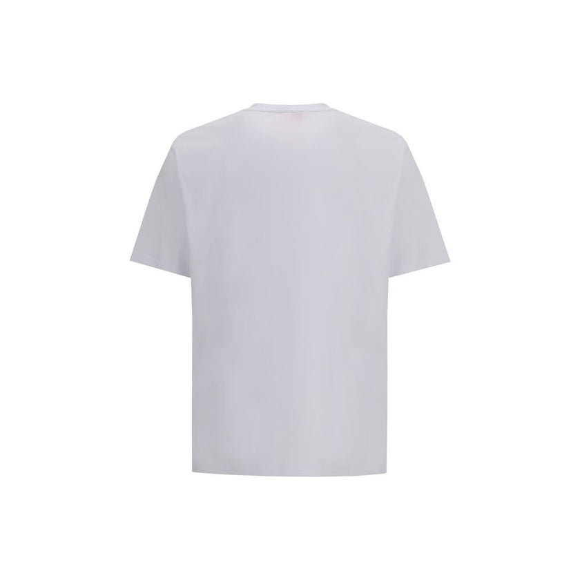 White Cotton T-ShirtThe t-adjust-marey T-shirt by Diesel is crafted from organic cotton jersey and features a laser-cut Oval D embroidery on the chest, creating a subtle see-through effect with the layer underneath. Designed with a regular fit, this piece